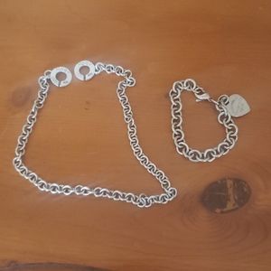 Tiffany necklace and Bracelet $500.00 for both